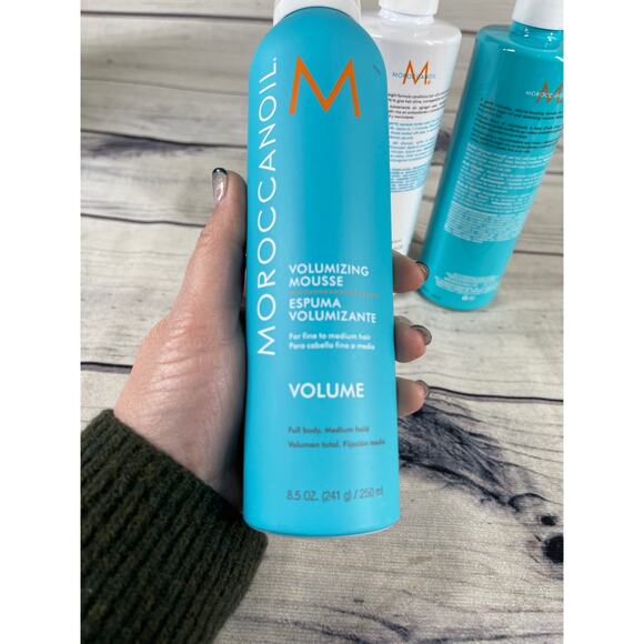 Moroccanoil Extra Volume Shampoo Conditioner and Mousse - Picture 3 of 5